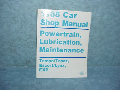 ebay ford manuals